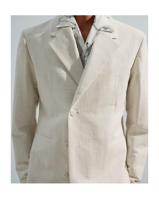 Jacquemus White The Melo Jacket for men