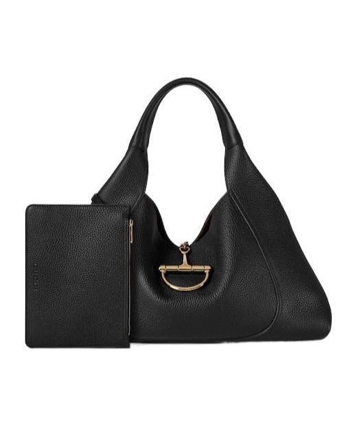 Gucci Black Softbit Maxi Shoulder Bag
