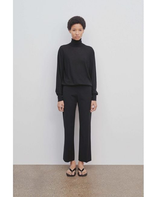 The Row Blue Flame Cropped Pants