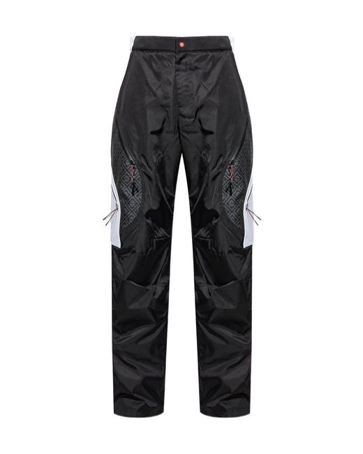Casablanca Black Geometric Pattern Casual Pants for men