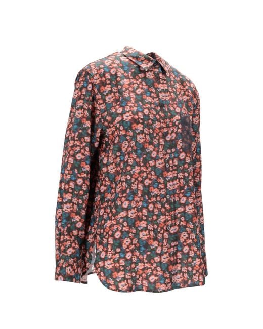 Paul Smith Red Printed Shirt