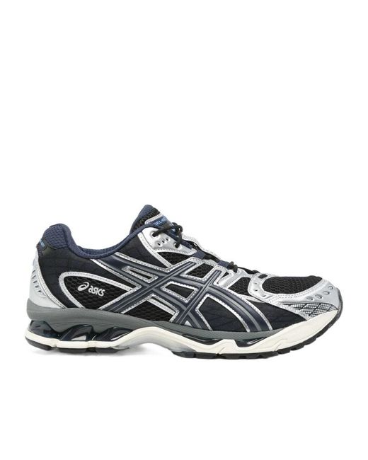 Asics Blue Gel Nimbus 10.1 Lace-Up Sneakers for men