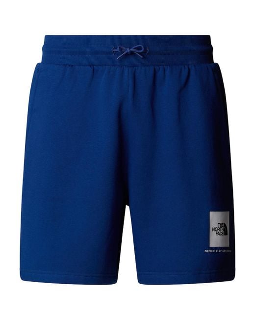 The North Face Blue Nse Box Regular Shorts for men