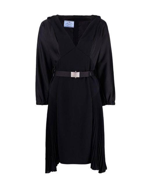 Prada Black Sablé Dress