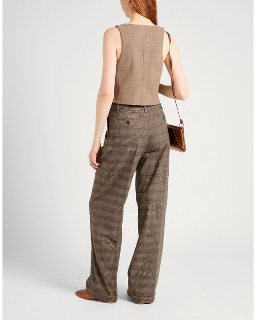 MAX&Co. Natural Single-Breasted Vest