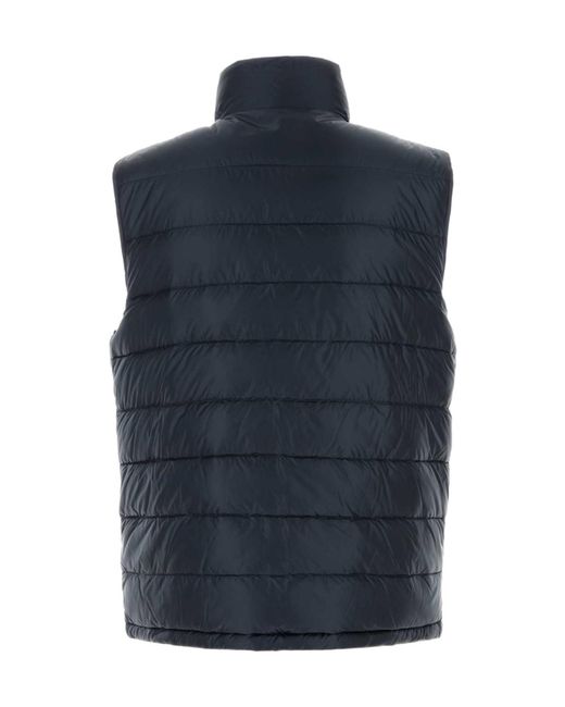 Herno Blue Sleeveless Down Vest for men