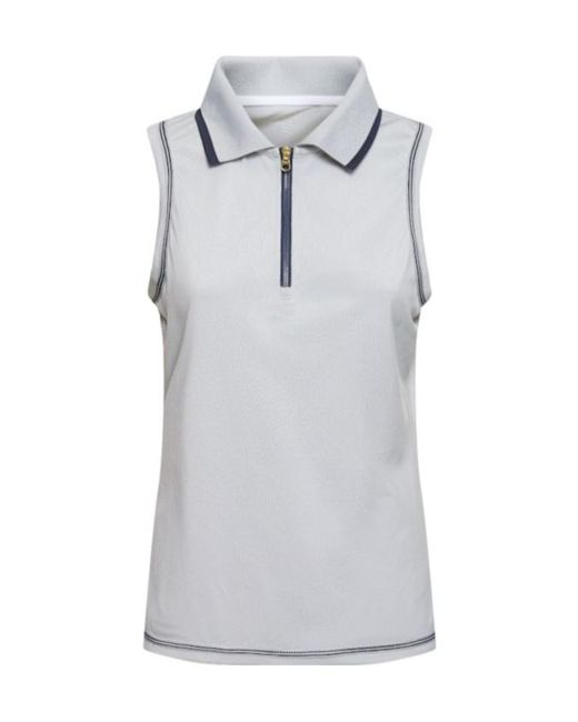 Varley Gray Club Cammie Performance Tank Top