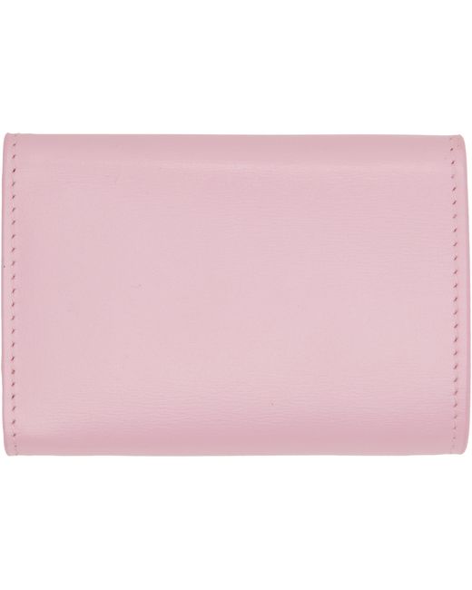Jil Sander Pink Snap Wallet