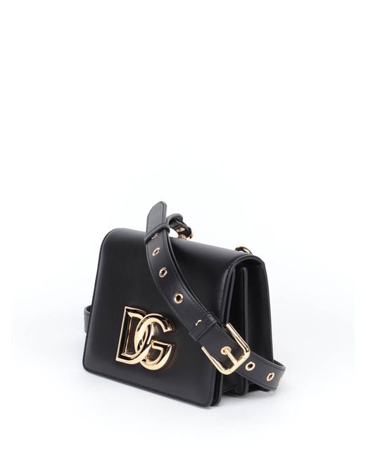 Dolce & Gabbana Black Millennials Dg Crossbody Bag