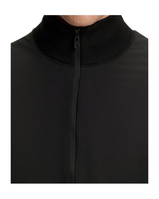 Boss Black Zip-Pocket Sweater for men