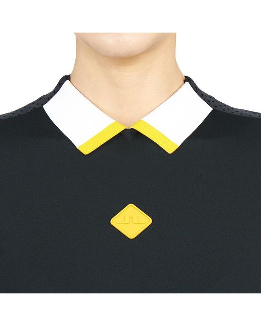J.Lindeberg Black Short-Sleeved T-Shirt