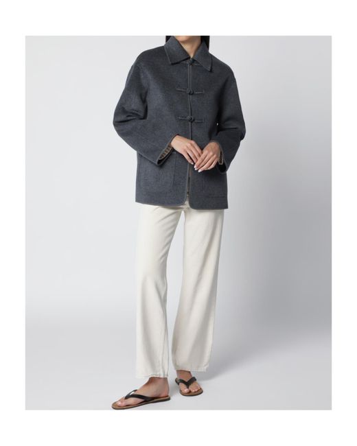 Rohe Blue Long-Sleeved Casual Jacket