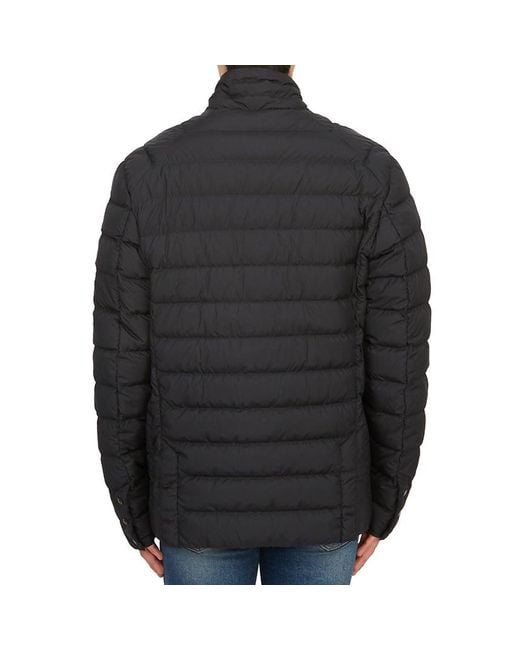 Parajumpers Black High-Collar Long-Sleeved Down Jacket for men