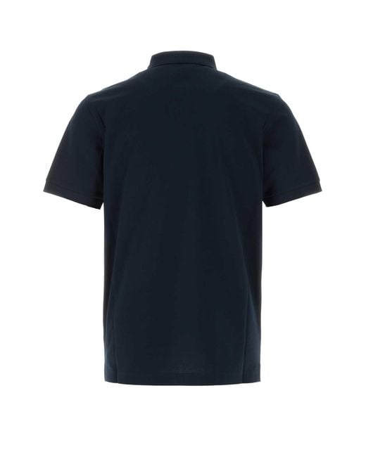 Prada Blue Short-Sleeved Polo Shirt for men