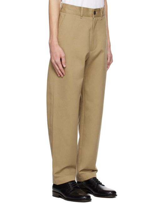 Studio Nicholson Natural Belt Loop Track Pants for men