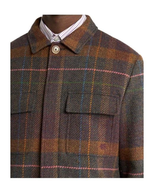 Etro Brown Shacket for men