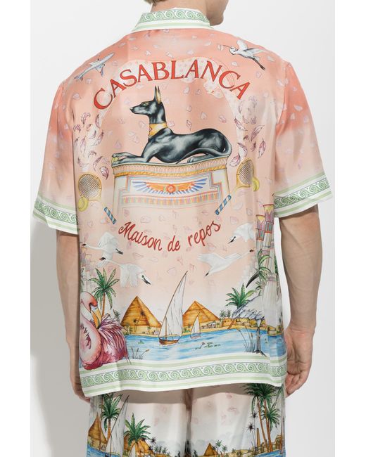 Casablanca Multicolor Maison De Repos Cuban Shirt for men
