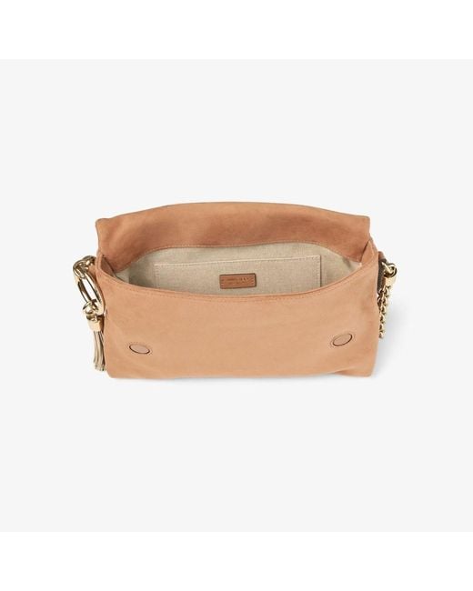 Jimmy Choo White Flap Shoulder Bag