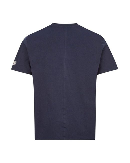 Paul & Shark Blue Round Collar Logo T-Shirt for men