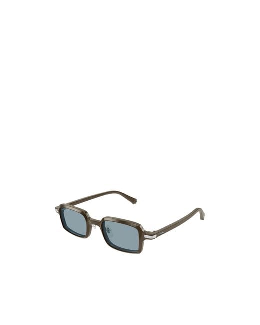 Cartier Multicolor Rectangle-Frame Sunglasses for men