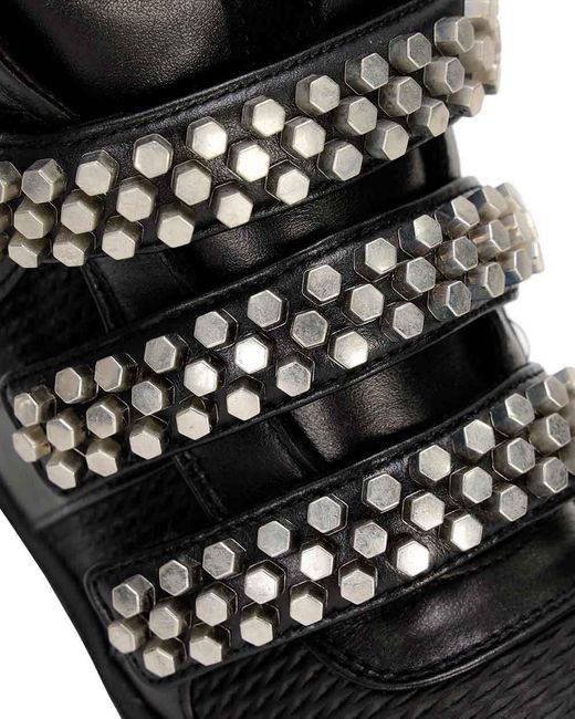 Philipp Plein Black Logo High-Top Casual Shoes
