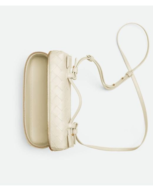 Bottega Veneta White Bang Bang Zipped Vanity Case