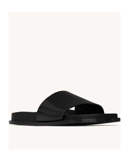Saint Laurent Black Nichols Slides