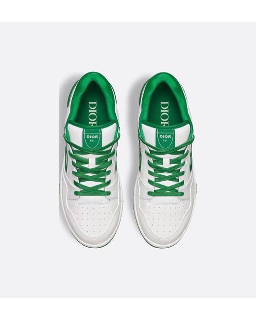 Dior Green B57 Dribble Low-Top Sneakers for men