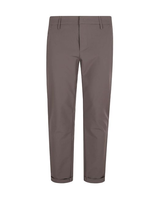 Dondup Gray Gaubert Slim Pants for men