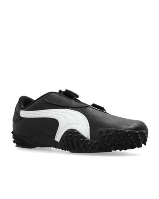 PUMA Black Logo Patch All-Over Patterned Sneakers for men