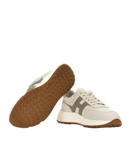 Hogan White Hyperlight Lace-Up Sneakers for men