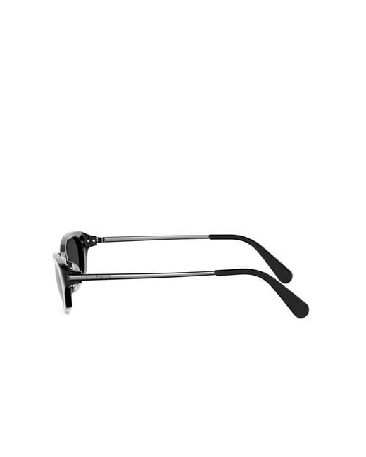 Dior White Eyewear D-Moon B2I Butterfly Frame Sunglasses