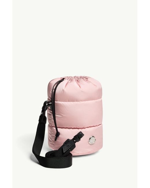 Moncler Pink Caradoc Drawstring Bucket Bag