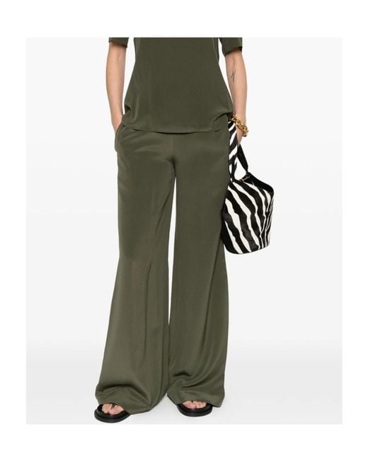 Joseph Green Rihani Slit Palazzo Pants