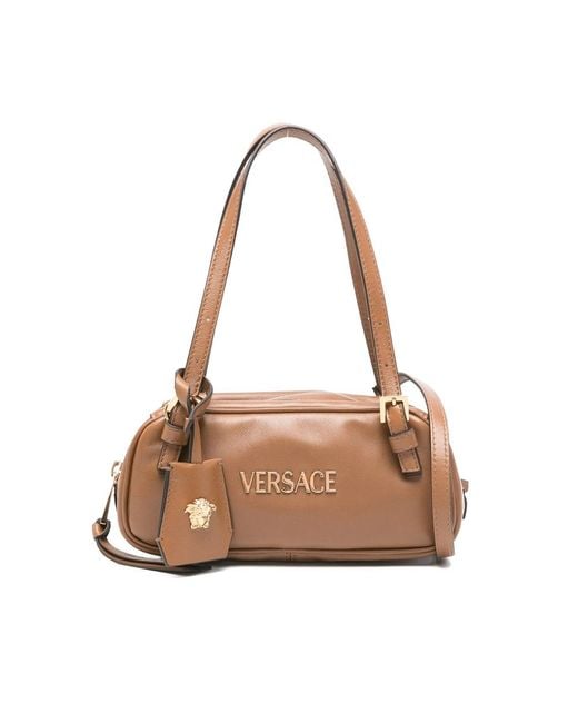 Versace Natural Tag Bowling Zipped Mini Bag