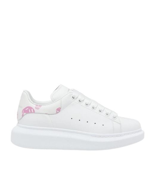 McQueen White Oversized Low-Top Sneakers