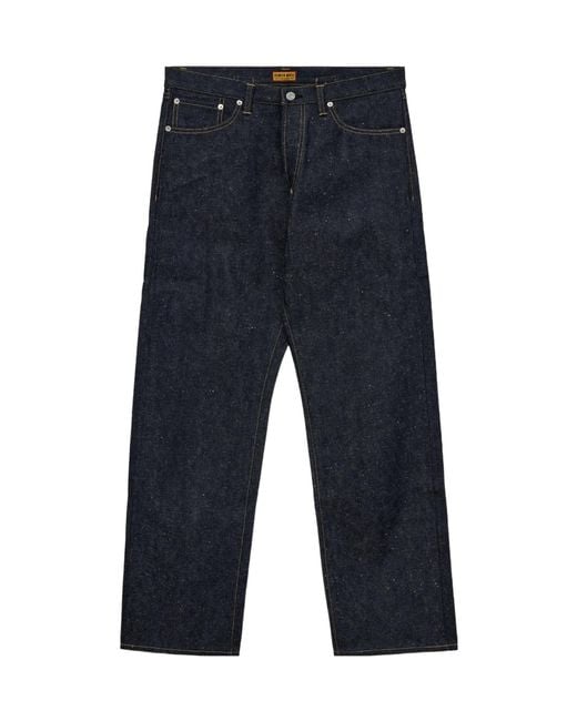 Human Made Blue Belt Loop Denim Trousers for men