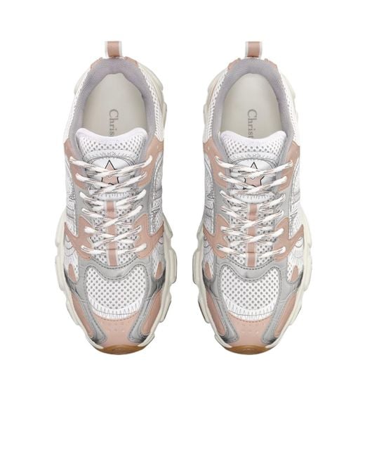 Dior White Chrono Sneakers