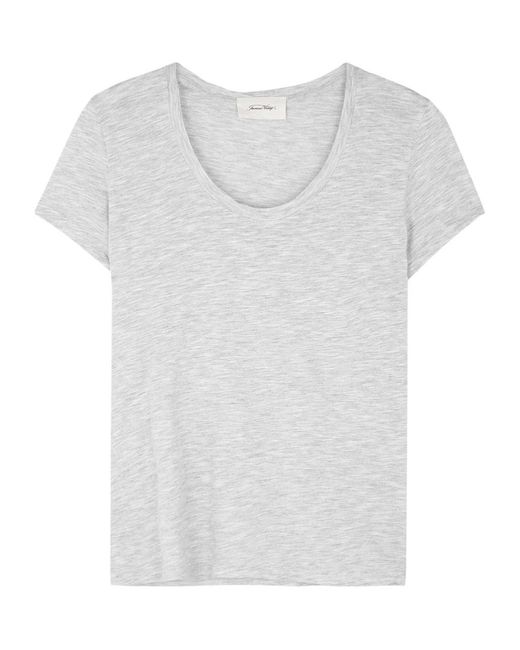 American Vintage White Short-Sleeved T-Shirt