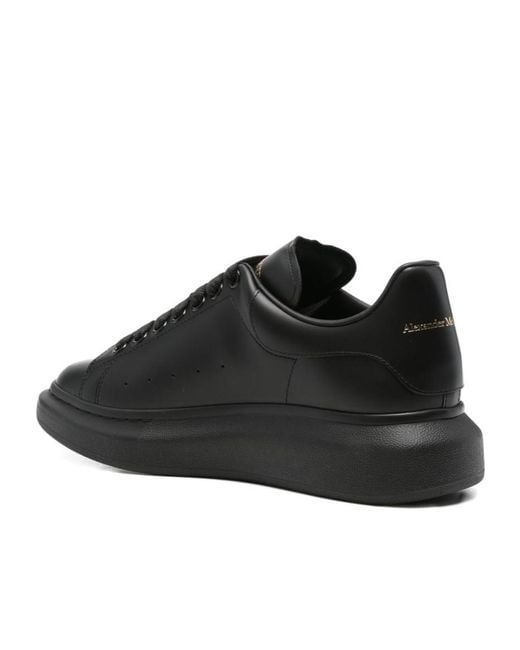 Alexander McQueen Black Lace-Up Sneakers for men