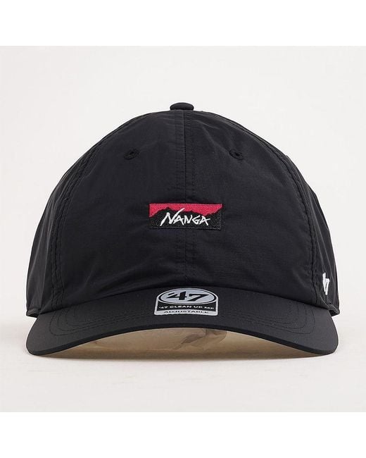 NANGA Black Aurora Tex Baseball Cap for men