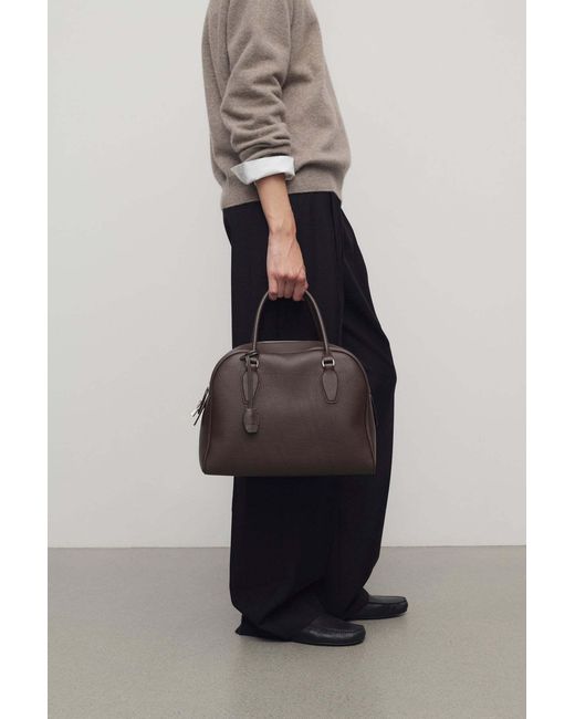 The Row Brown India 12 Top Handle Totebag