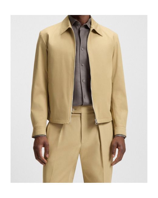 Boss Natural Zipper Jacket for men