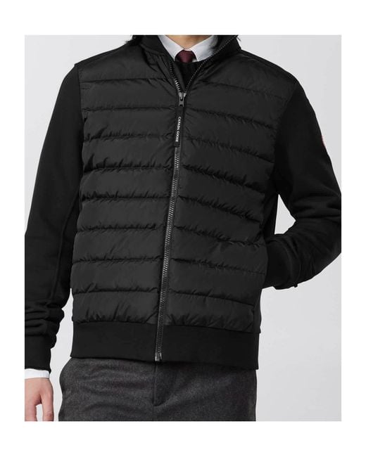 Canada Goose Black Hybridge Huron Full-Zip Jacket for men