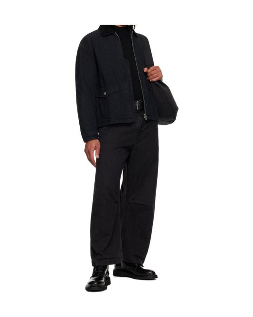Comme des Garçons Blue Zip Jacket for men
