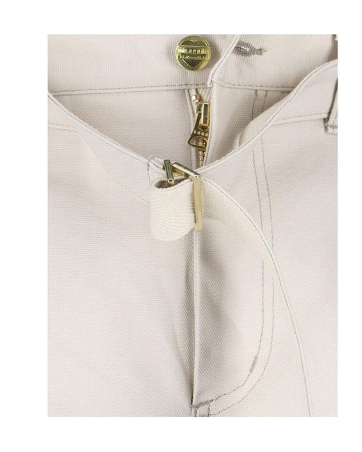 Sacai White X Carhartt Wip Duck Pants for men