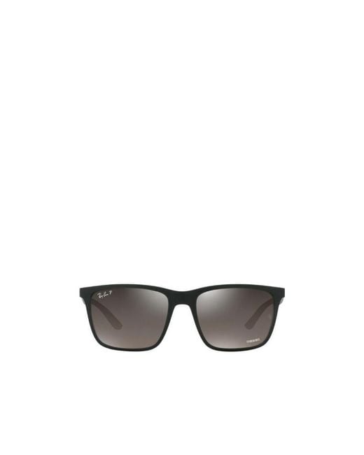 Ray-Ban Gray Rectangular Frame Sunglasses for men