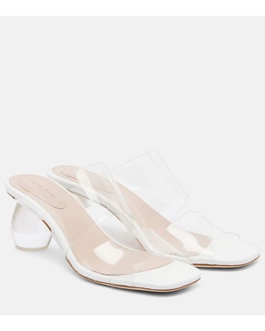 Simone Rocha White Transparent High-Heeled Sandals