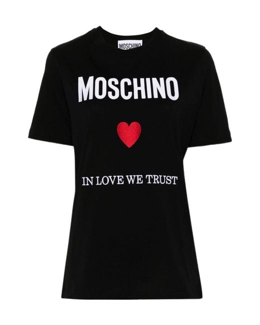 Moschino Black T-Shirts
