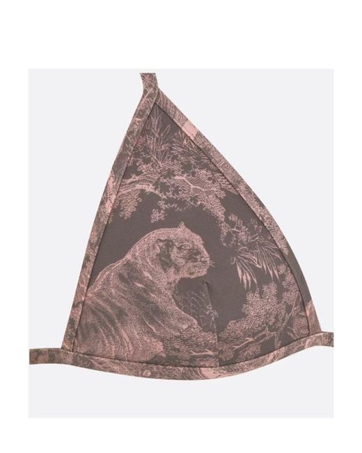 Dior Brown Iviera Bikini Top